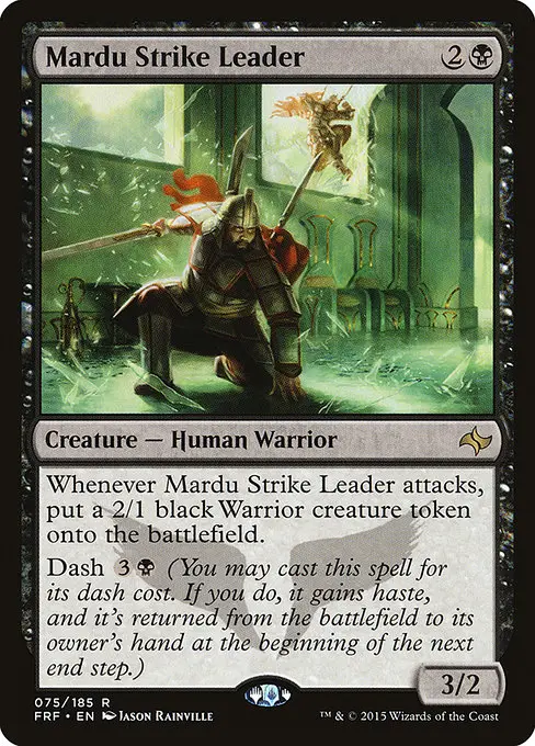 Mardu Strike Leader [Foil]