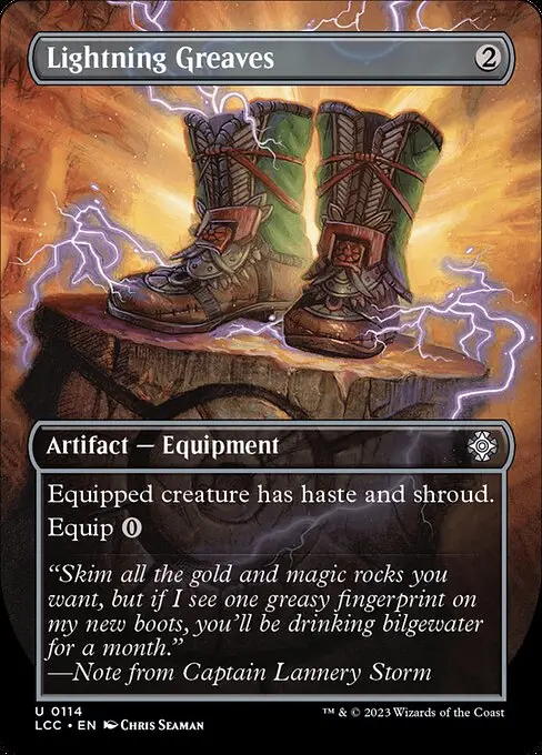 Lightning Greaves [Foil]
