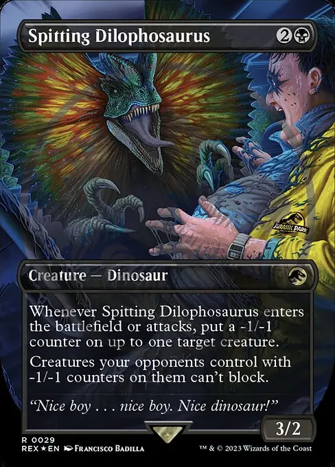 Spitting Dilophosaurus [Foil]