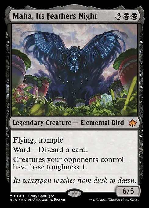 Maha, Its Feathers Night [Foil]