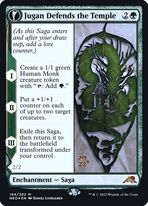 Jugan Defends the Temple // Remnant of the Rising Star [Foil]