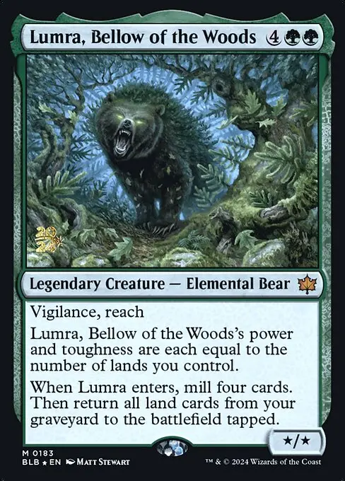 Lumra, Bellow of the Woods [Foil]