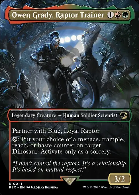 Owen Grady, Raptor Trainer [Foil]