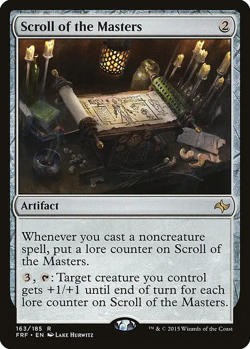 Scroll of the Masters [Foil]