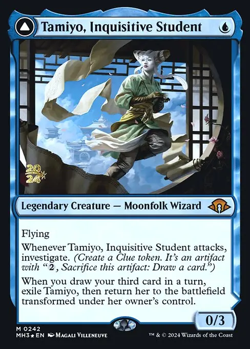 Tamiyo, Inquisitive Student // Tamiyo, Seasoned Scholar [Foil]
