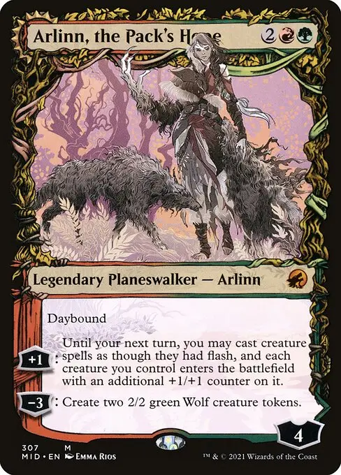 Arlinn, the Pack's Hope // Arlinn, the Moon's Fury [Foil]