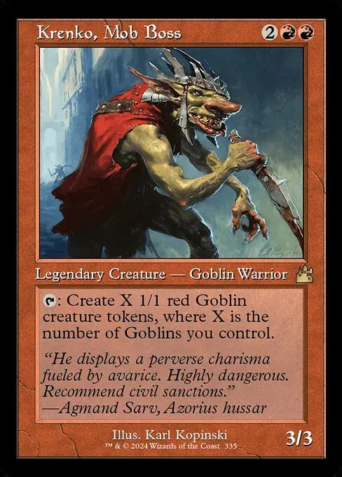 Krenko, Mob Boss [Foil]