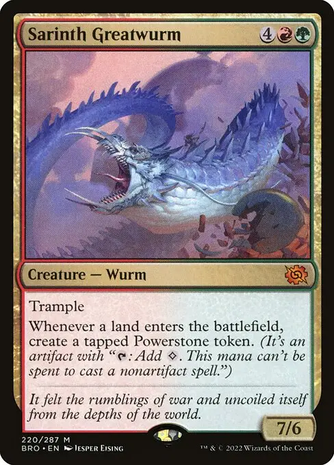 Sarinth Greatwurm [Foil]