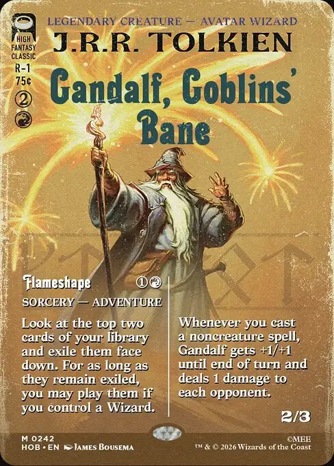 Gandalf, Goblins' Bane // Flameshape [Foil]