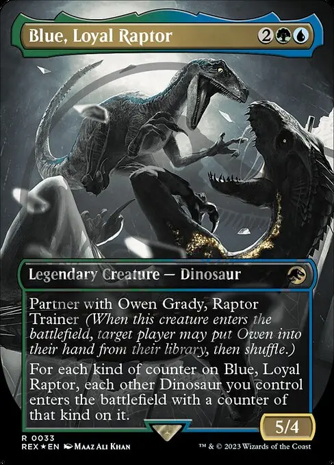 Blue, Loyal Raptor [Foil]