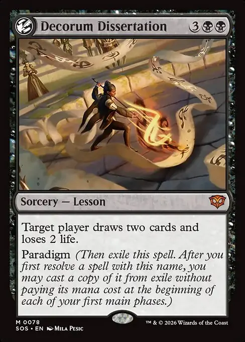 Decorum Dissertation [Foil]