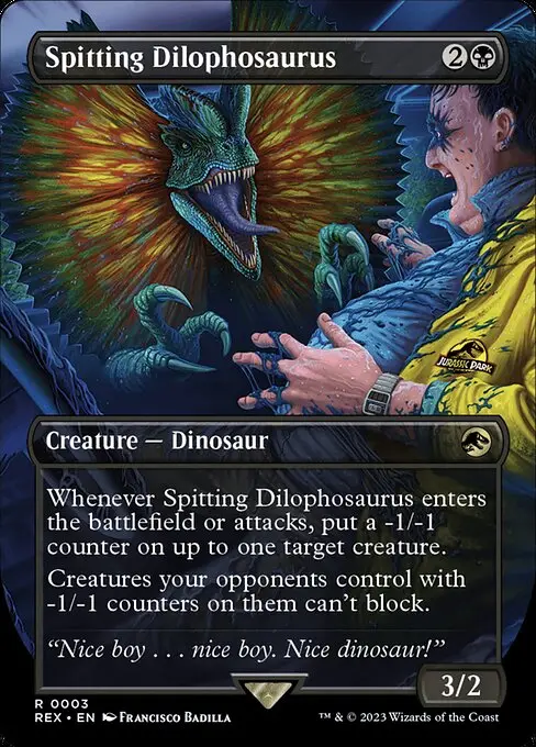 Spitting Dilophosaurus [Foil]