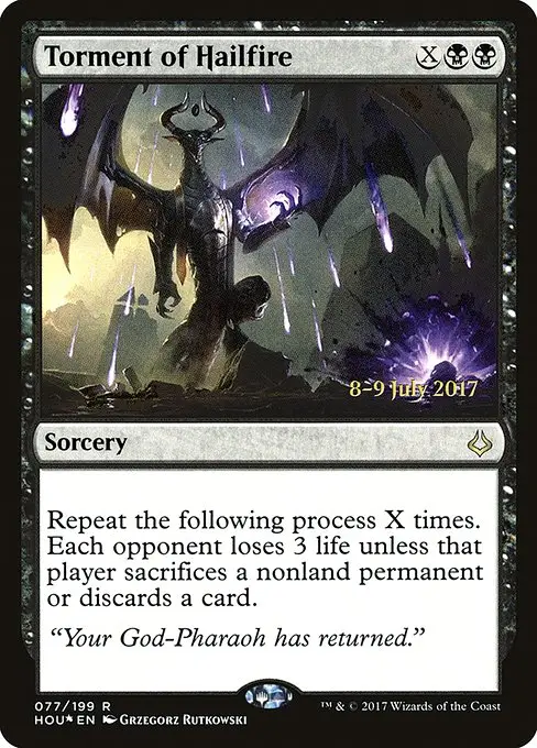Torment of Hailfire [Foil]