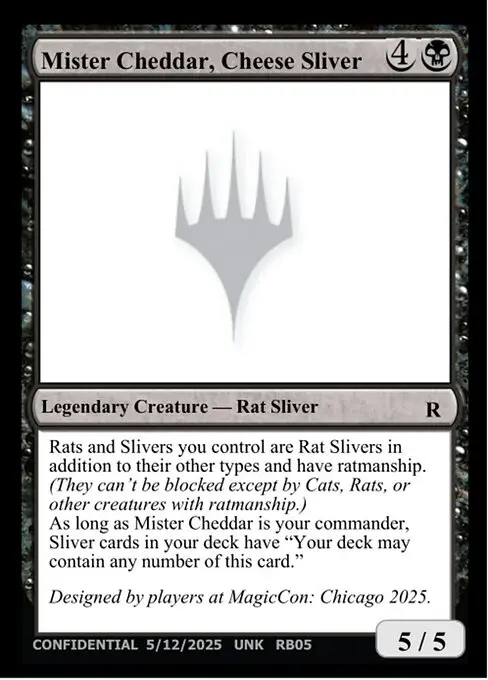 Mister Cheddar, Cheese Sliver