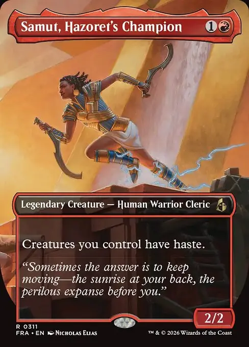Samut, Hazoret's Champion [Foil]