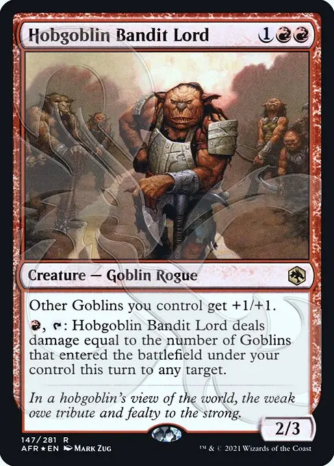 Hobgoblin Bandit Lord [Foil]