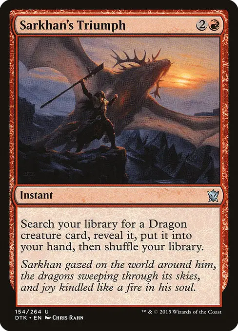 Sarkhan's Triumph [Foil]