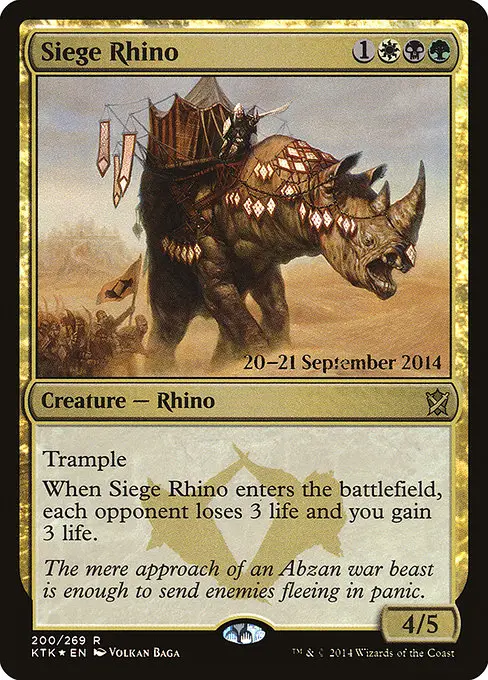 Siege Rhino [Foil]