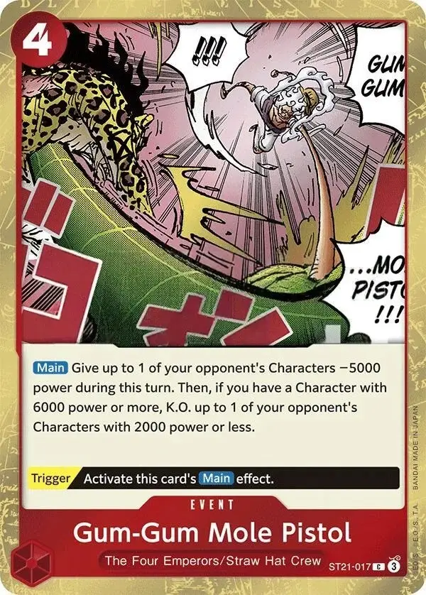 Gum-Gum Mole Pistol [Foil]
