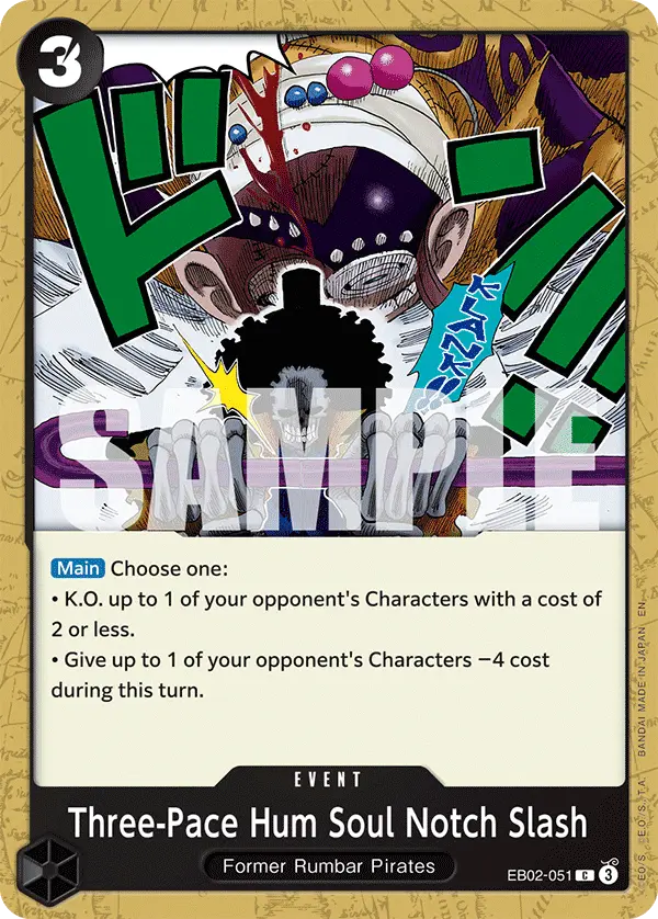 Three-Pace Hum Soul Notch Slash