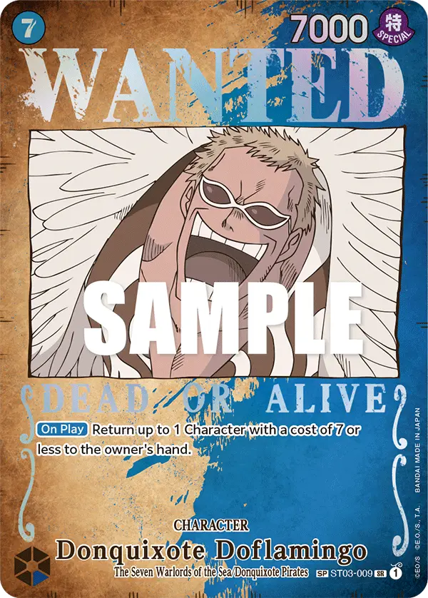 Donquixote Doflamingo [Wanted Poster]