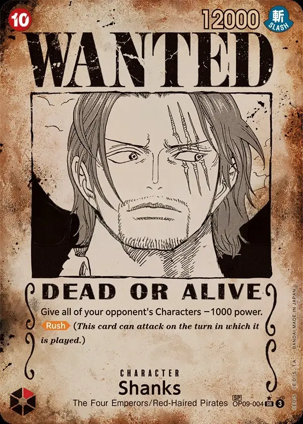 Shanks [Wanted Poster]
