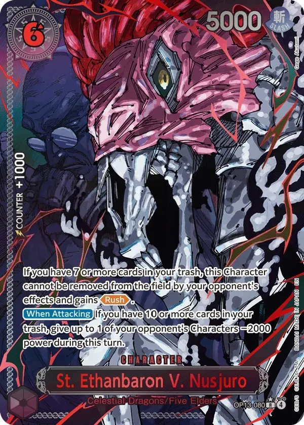 St. Ethanbaron V. Nusjuro [Alt Art Red Text]