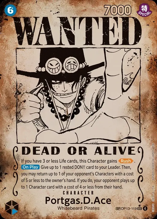 Portgas.D.Ace [Wanted Poster]