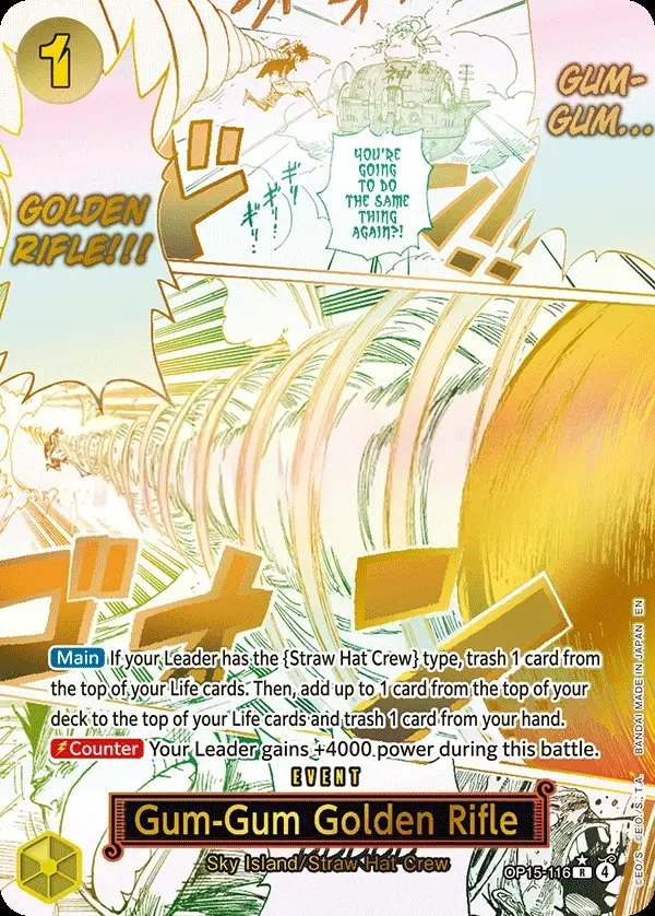Gum-Gum Golden Rifle [Alt Art]