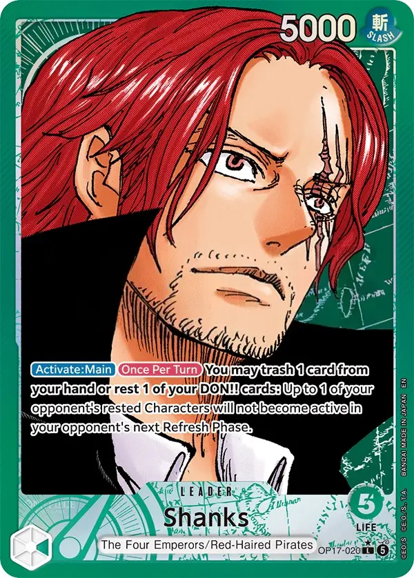 Shanks [Leader Parallel] #OP17-020 Price - The World's Strongest ...