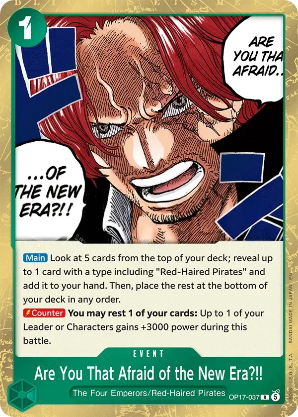 Are You That Afraid of the New Era?!!