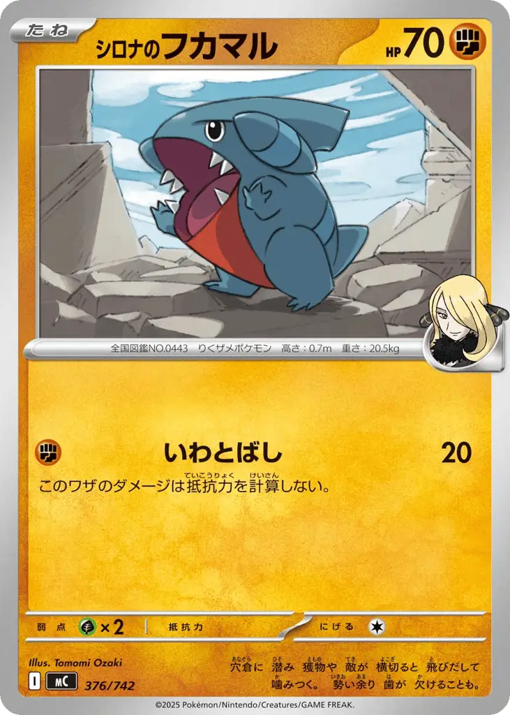 Cynthia's Gible [Mirror Holo]