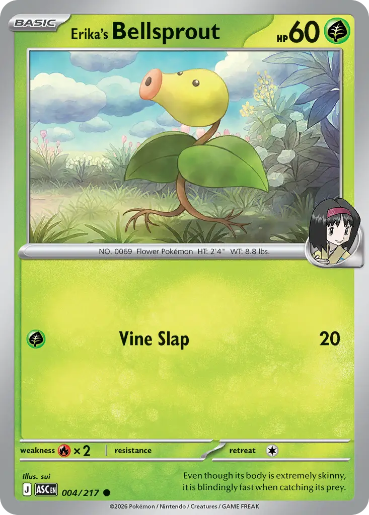Erika's Bellsprout [Reverse Holo]