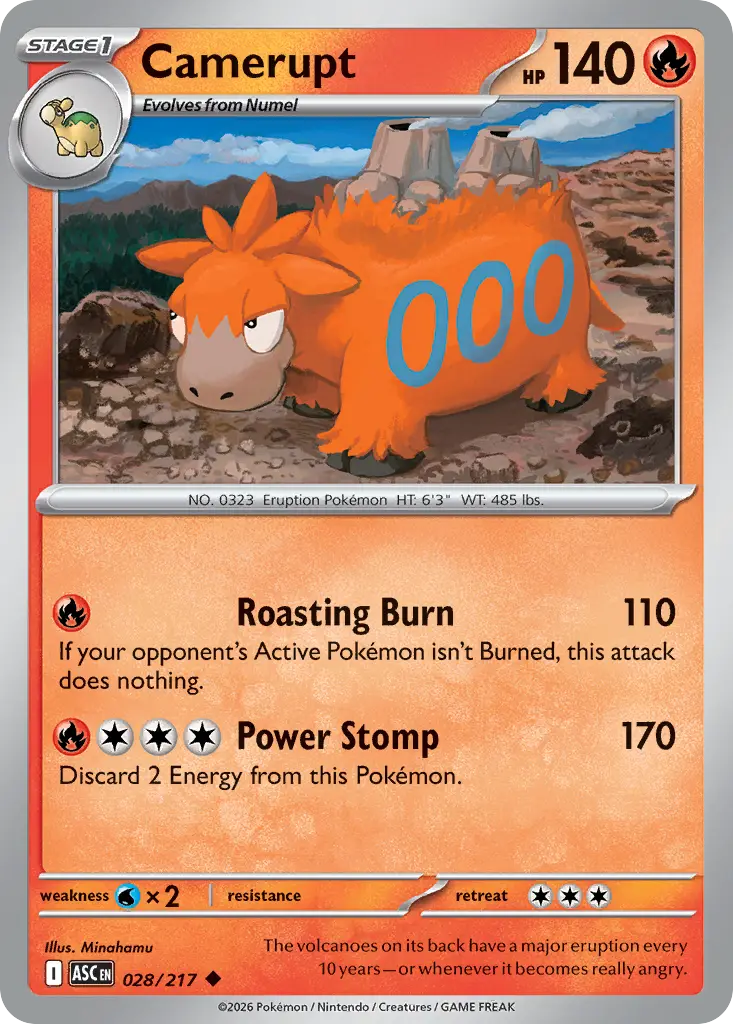 Camerupt [Reverse Holo]