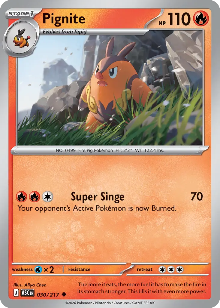 Pignite [Reverse Holo]