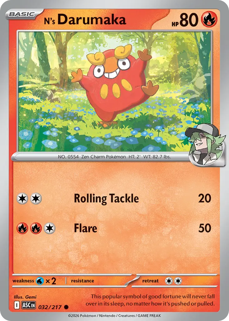 N's Darumaka [Reverse Holo]