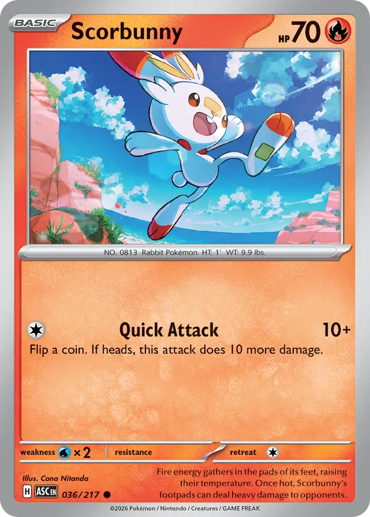 Scorbunny [Reverse Holo]