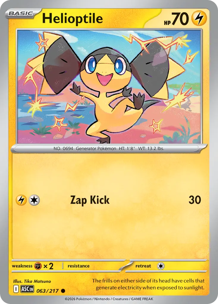 Helioptile [Reverse Holo]