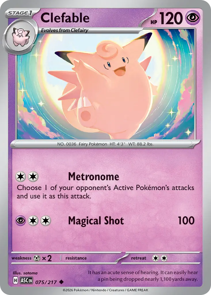 Clefable [Reverse Holo]