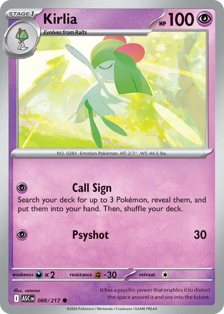 Kirlia [Reverse Holo]