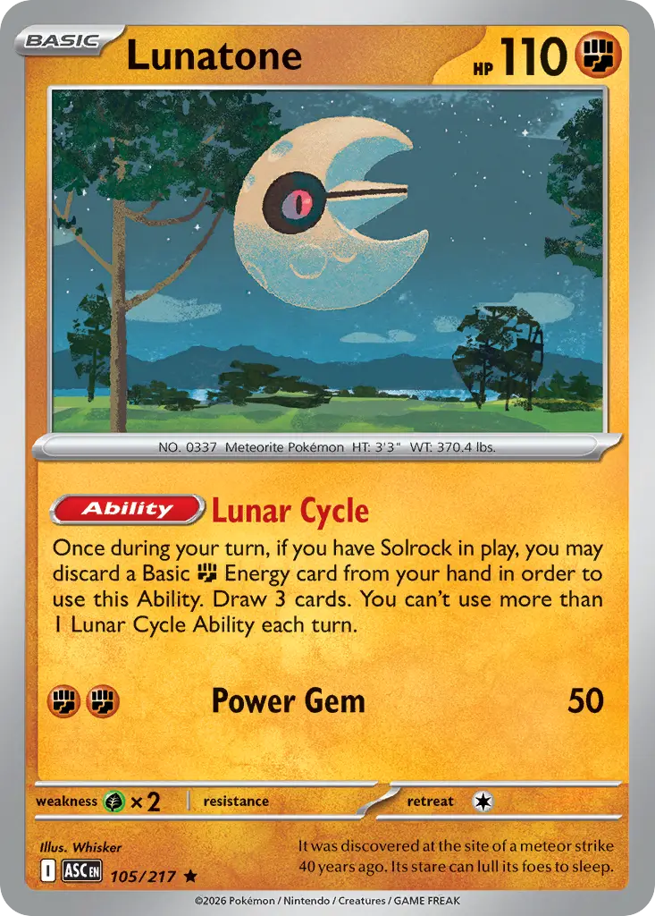 Lunatone [Reverse Holo]