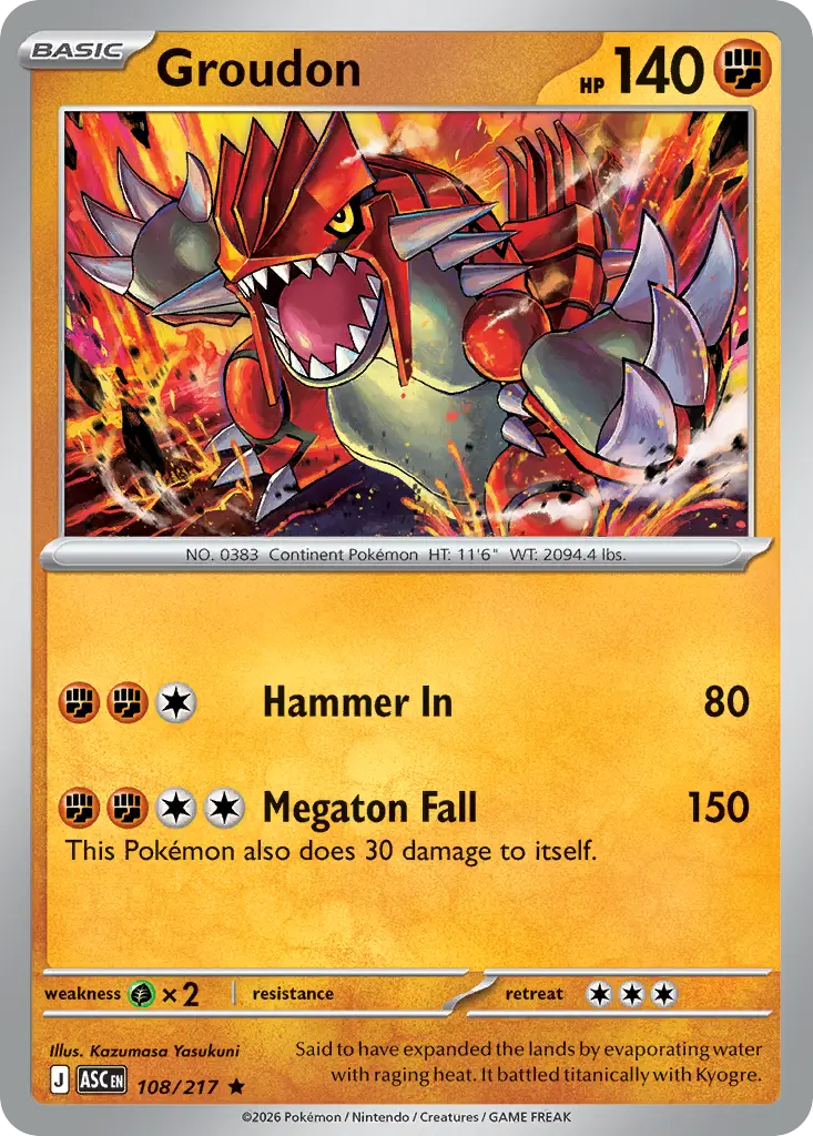 Groudon [Reverse Holo]