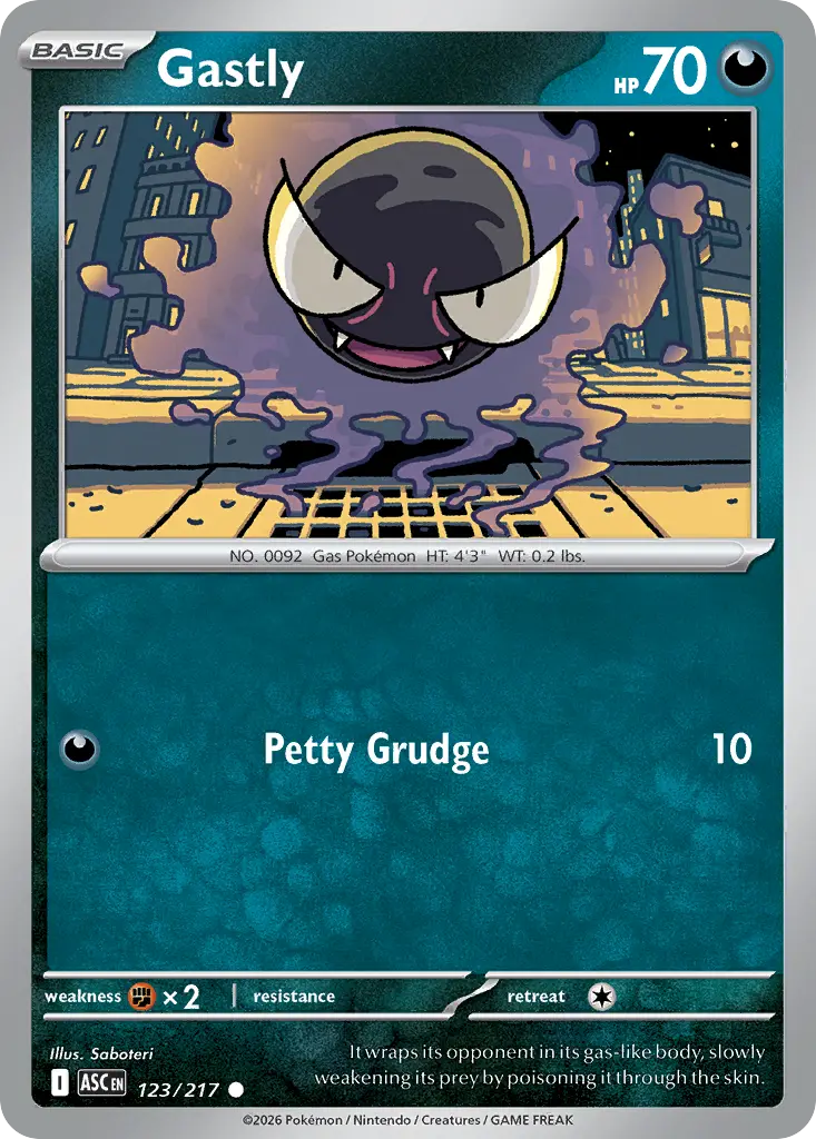 Gastly [Reverse Holo]