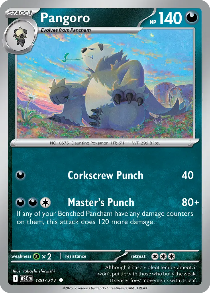 Pangoro [Reverse Holo]