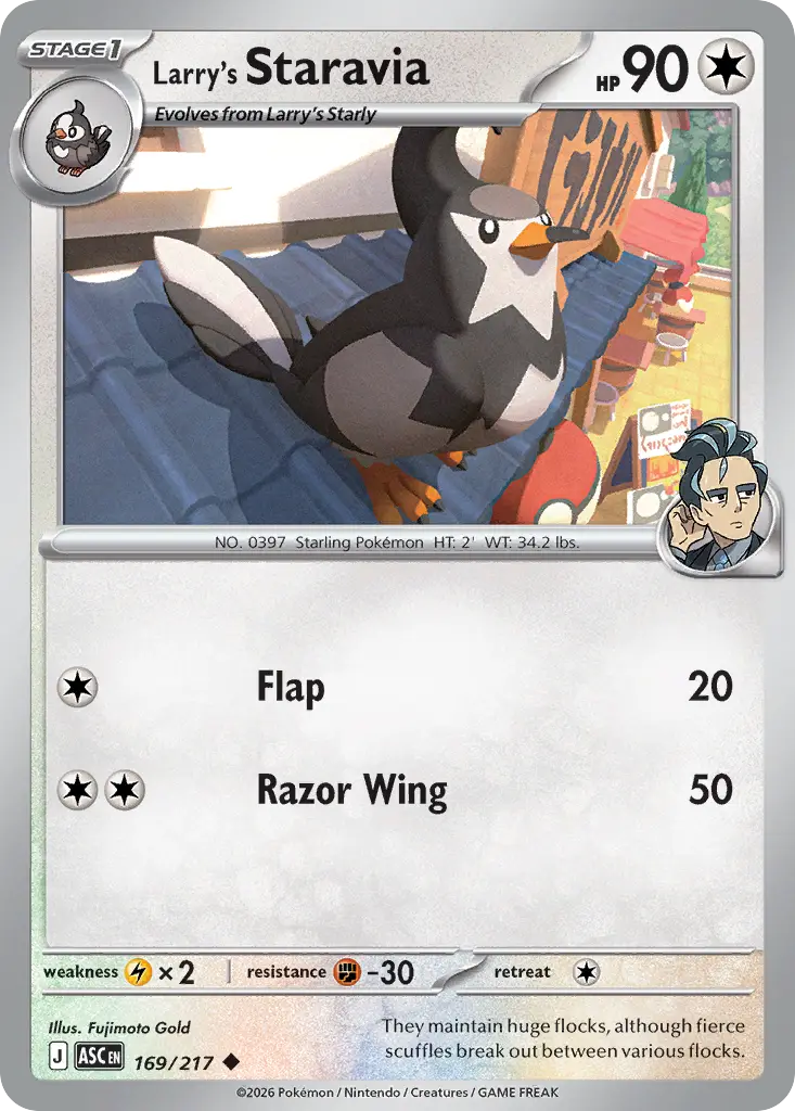 Larry's Staravia [Reverse Holo]
