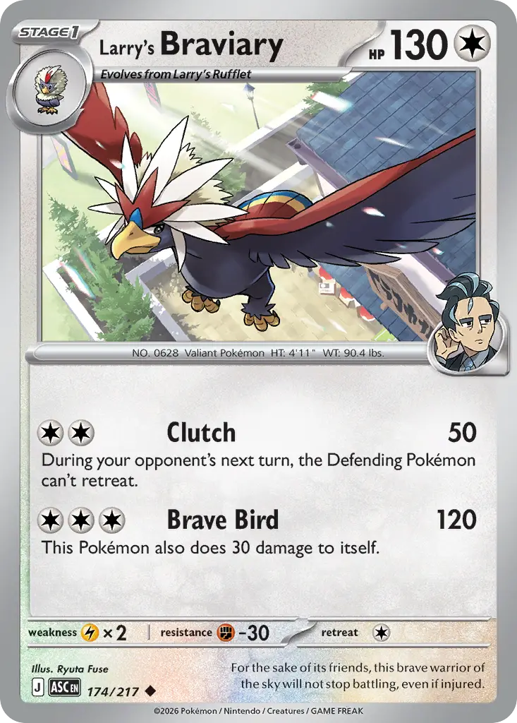 Larry's Braviary [Reverse Holo]