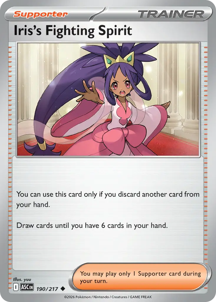Iris's Fighting Spirit [Reverse Holo]
