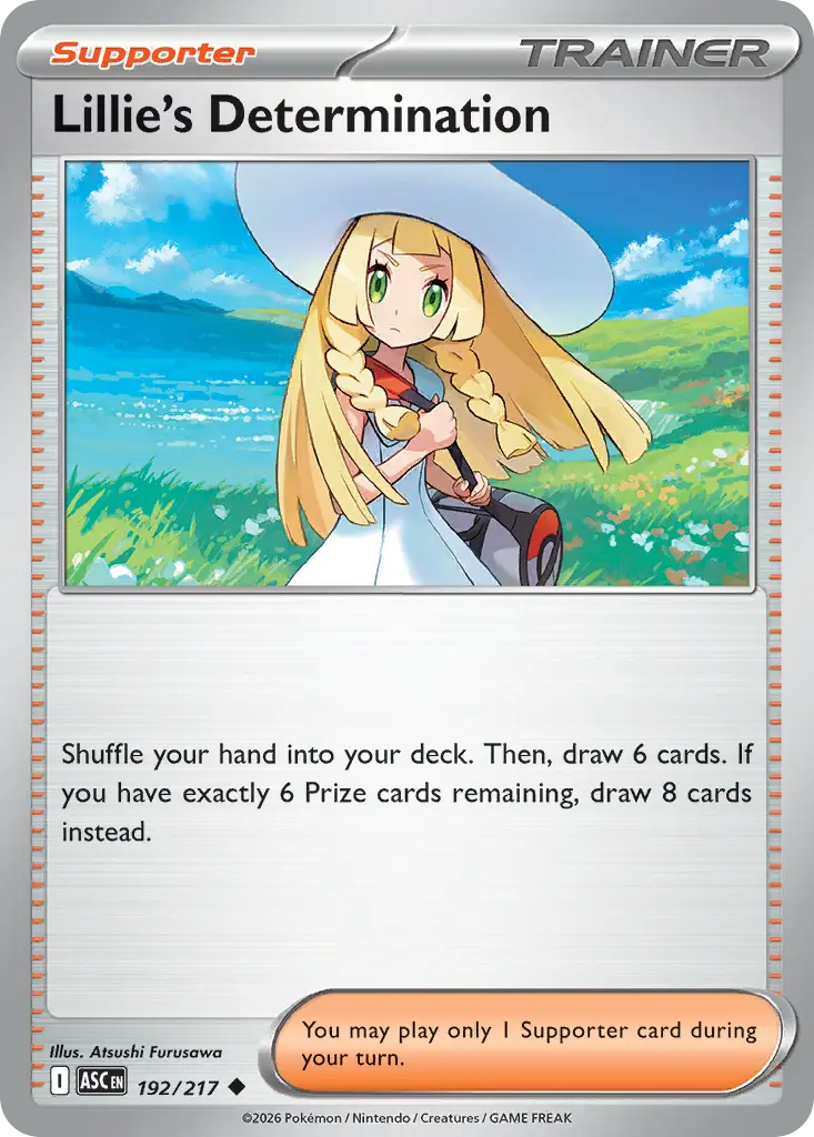 Lillie's Determination [Reverse Holo]