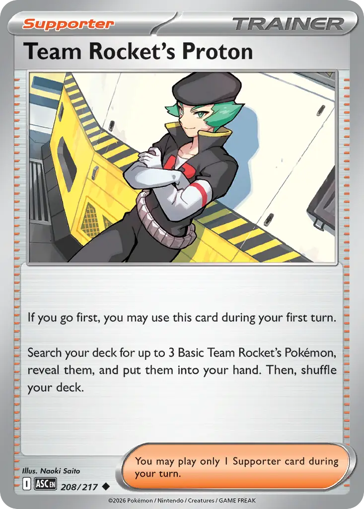 Team Rocket's Proton [Reverse Holo]