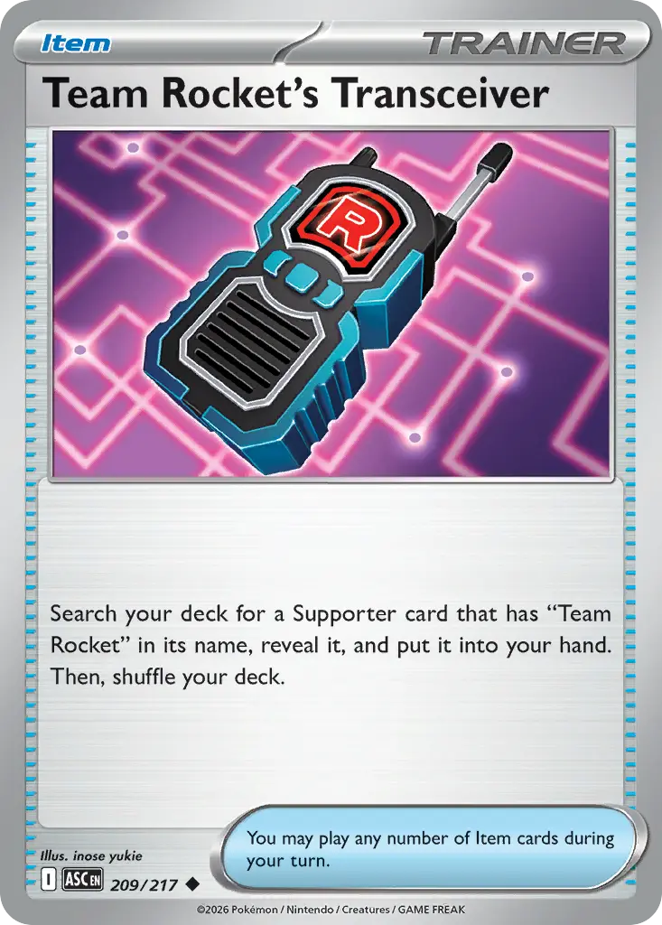 Team Rocket's Transceiver [Reverse Holo]